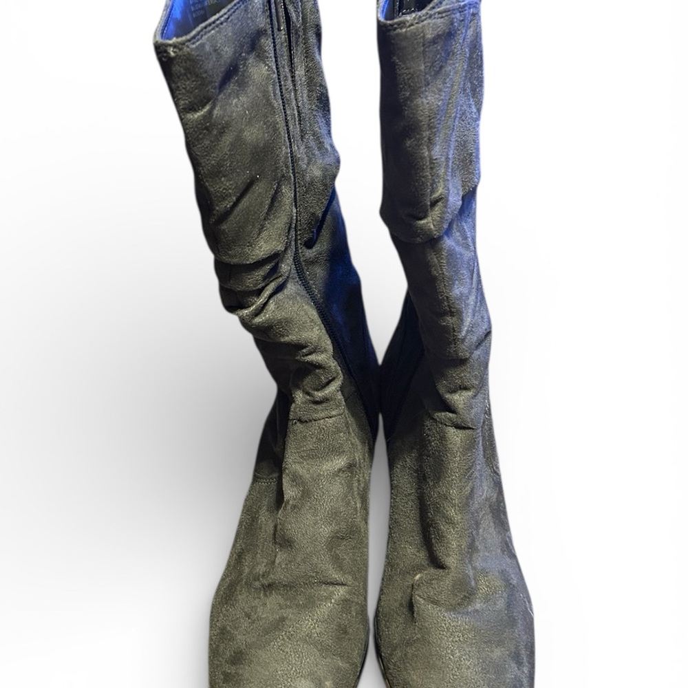 Easy Street  Black Knee-High Boots